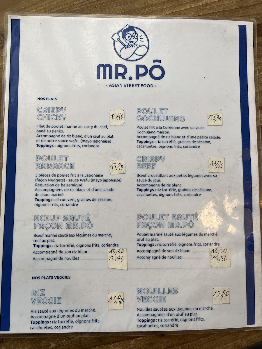 Menu Mr Pô-1